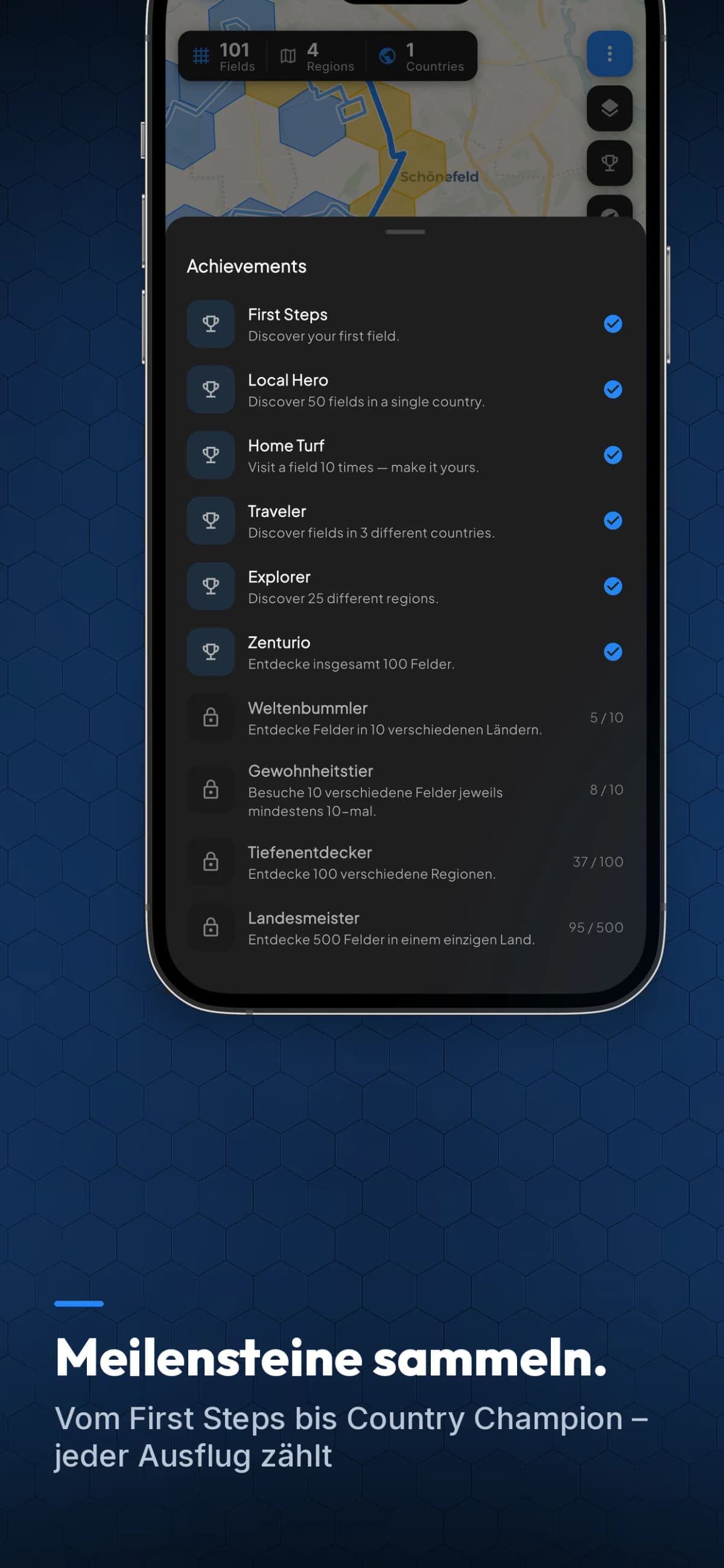 Sammle Achievements
